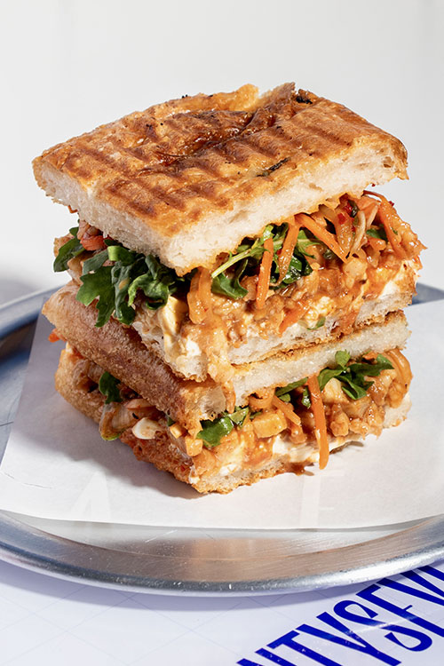 Pulled Pork Kimchi Focaccia