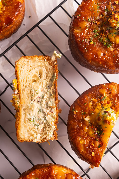 Korean Cream Cheese Kouign Amann